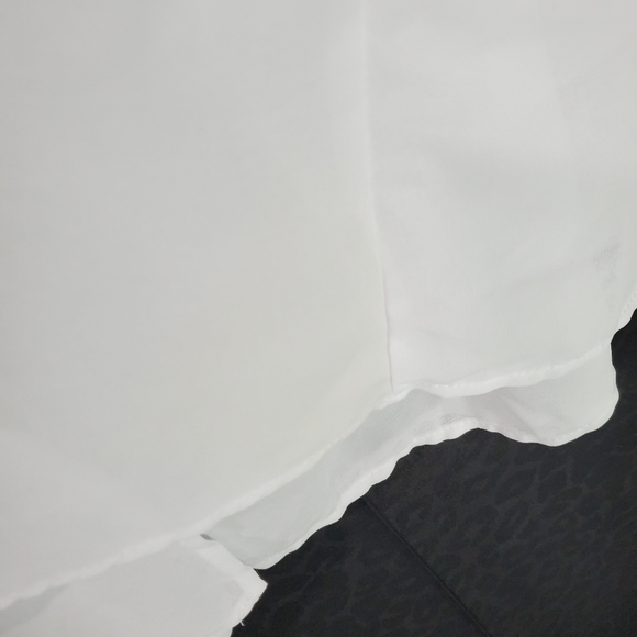 Swimsuits For All Beach Pool Skirt Swimsuit Cover-up Sheer White Size 22/24 Slit - Picture 9 of 11